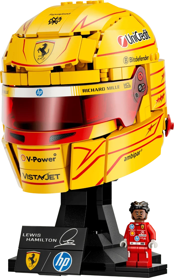 LEGO Editions Scuderia Ferrari HP Lewis Hamilton Helmet - Image 3