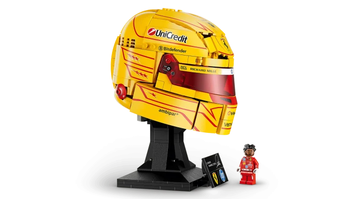 LEGO Editions Scuderia Ferrari HP Lewis Hamilton Helmet - Image 6