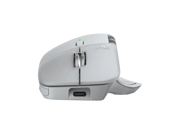 Logitech MX Master 4 Wireless Mouse - Pale Gray - Image 4