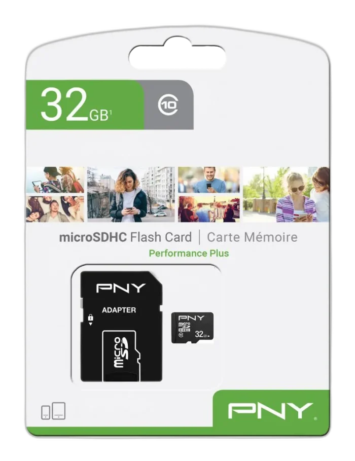 PNY 32GB microSDHC UHS-I Class 10 Memory Card (100MB/s Read) - Image 3
