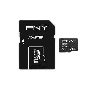 PNY 32GB microSDHC UHS-I Class 10 Memory Card (100MB/s Read) - Image 2